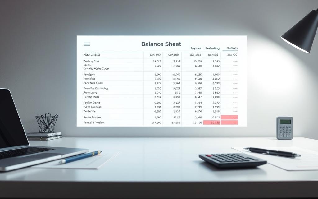 balance sheet projections